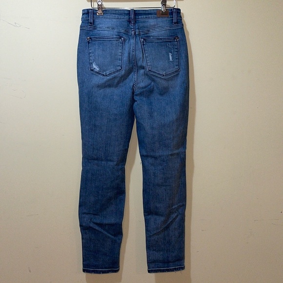 Womens Judy Blue Boyfriend Fit Ripped Denim High Rise Jeans - Picture 5 of 6